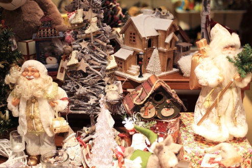  anak-anak toko dan antik mainan, Santa Claus dan manusia salju 